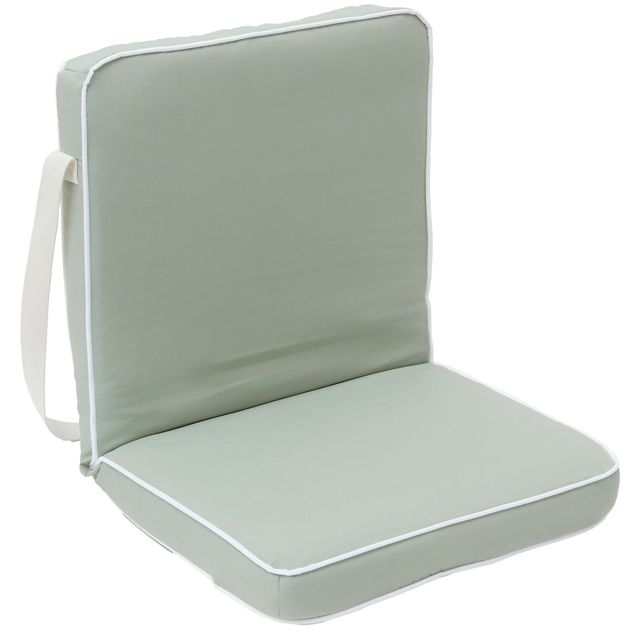 Sunnylife: Take Anywhere Folding Chair - Sea Sage Green - Portable Sun Lounger Seat, Poolside-Sand-Outdoor, 6 Recline Positions, Foam Pad, Steel Frame